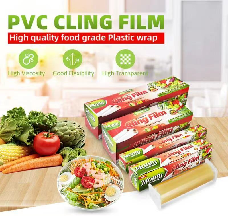 PVC cling film range and sizes